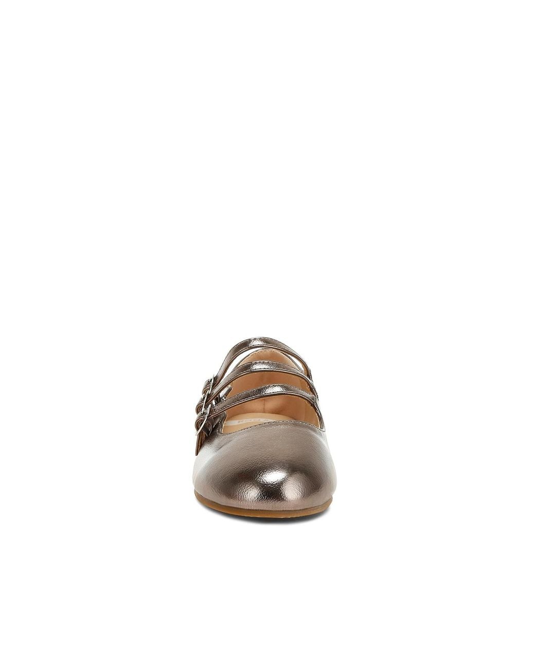 Rag & Co Brown Neutrals Macarina Triple Strap Mary Jane Sandals