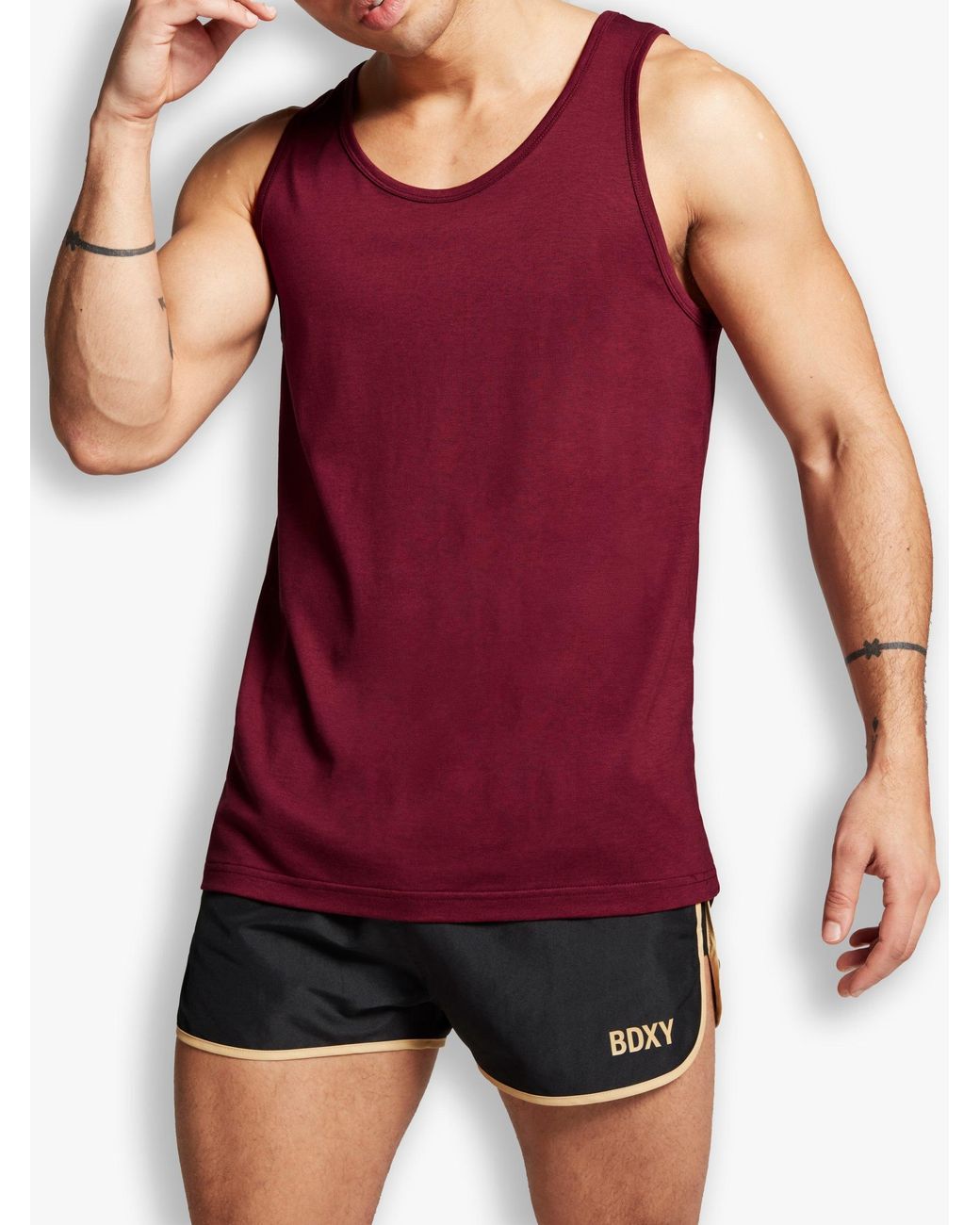 Bdxy Studio Red The Stunt Vest for men