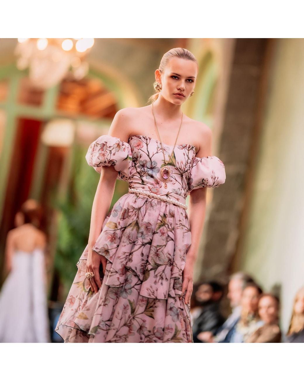 Nur Karaata Pink Provence Poème Gown