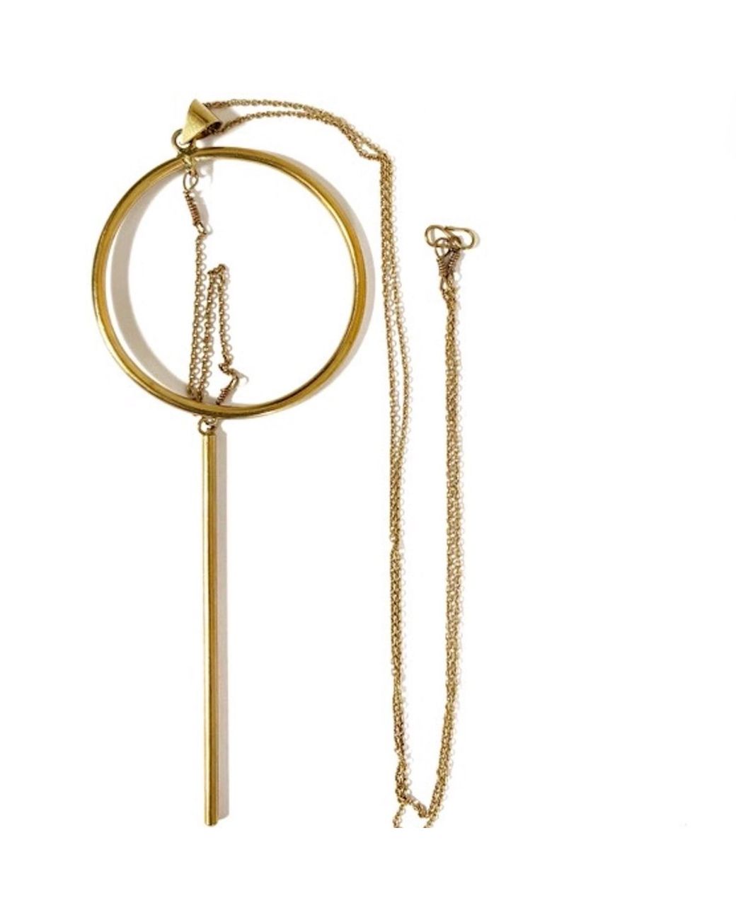 Lala Salama Metallic Nia Circular Necklace