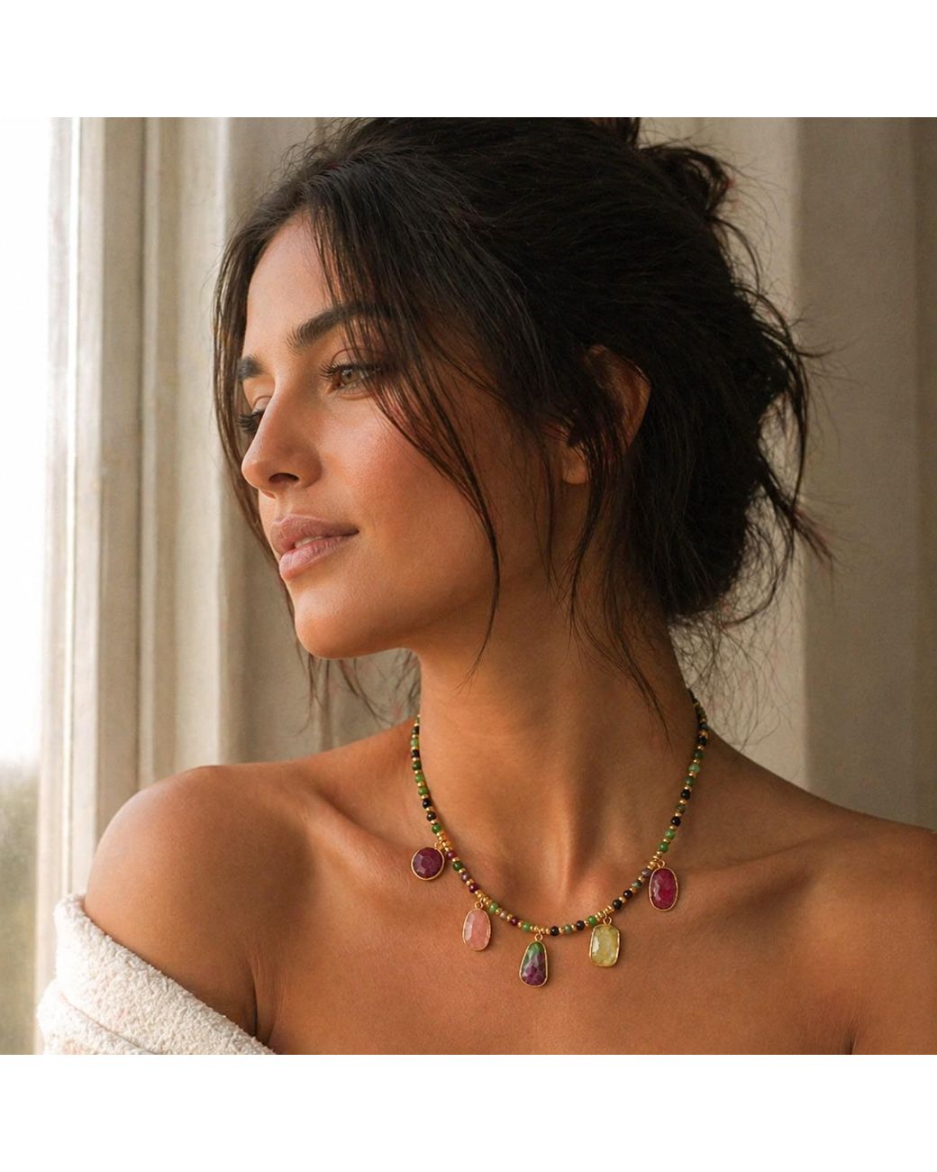 La Soula Jewelry Metallic Elowen Necklace