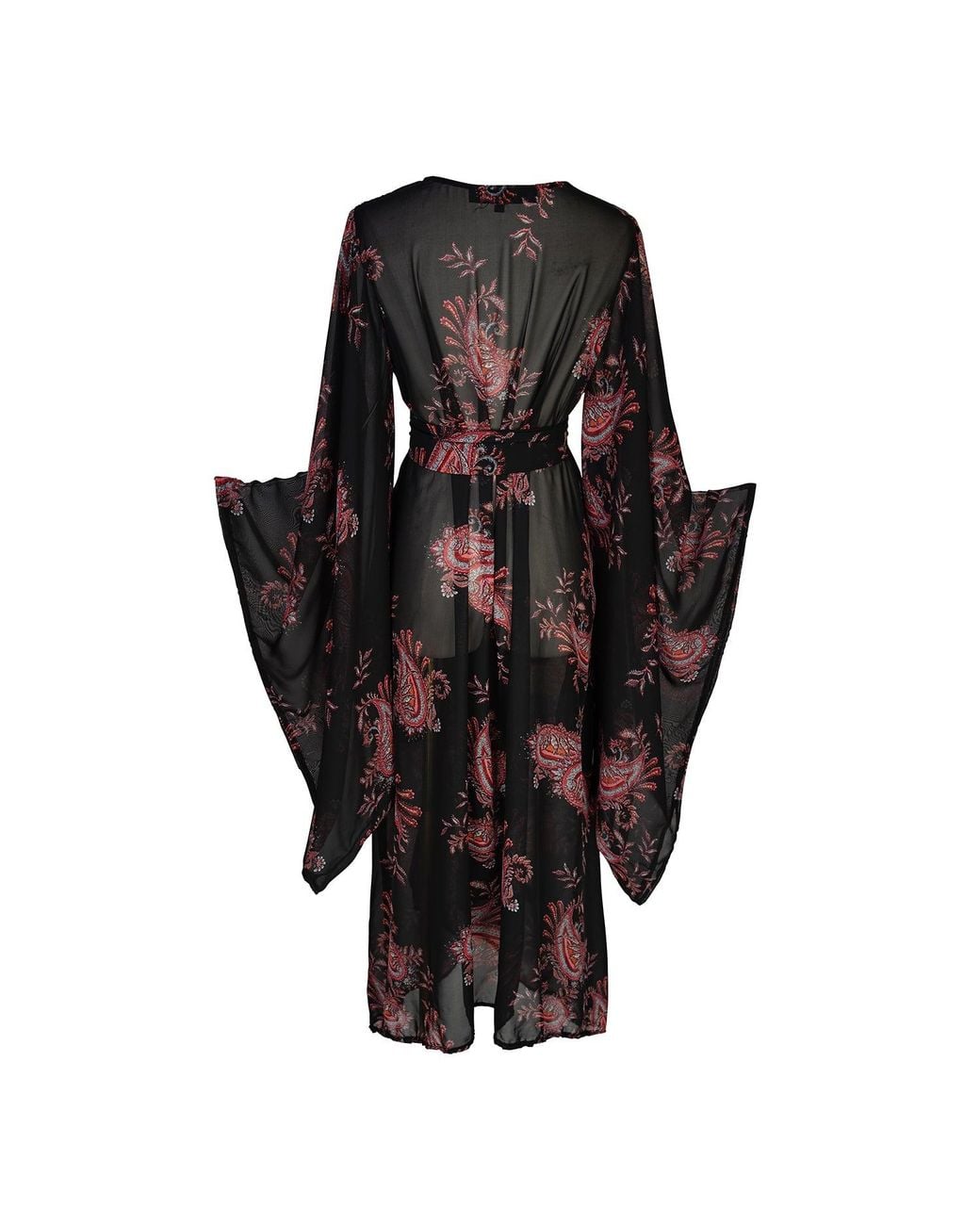Jennafer Grace Black Vera Paisley Kimono