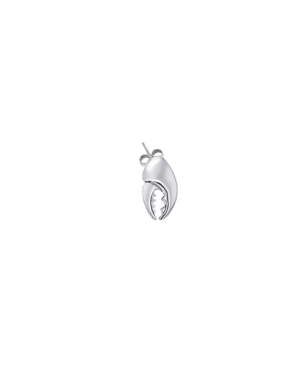 True Rocks Metallic Sterling Mini Crab Claw Pendant for men