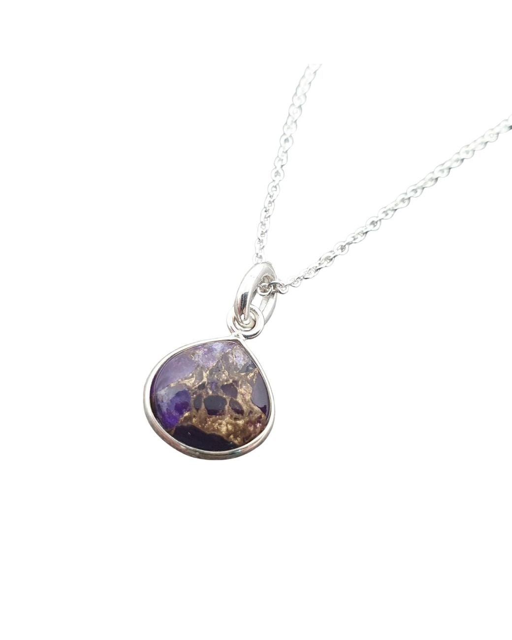 Sophelia White Sterling Amethyst February Birthstone Heart Pendant Necklace