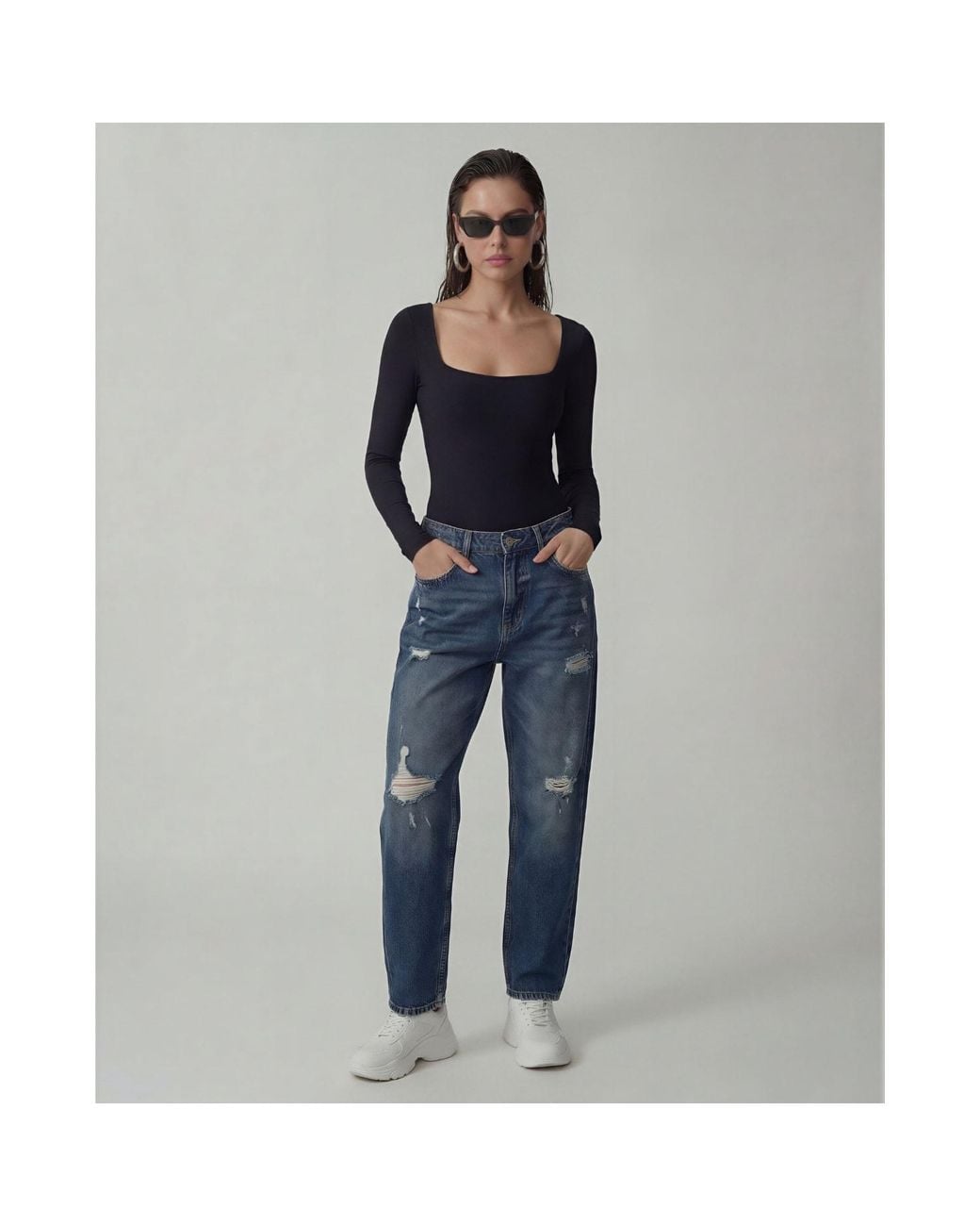 Room 24 Black Jess Bodysuit