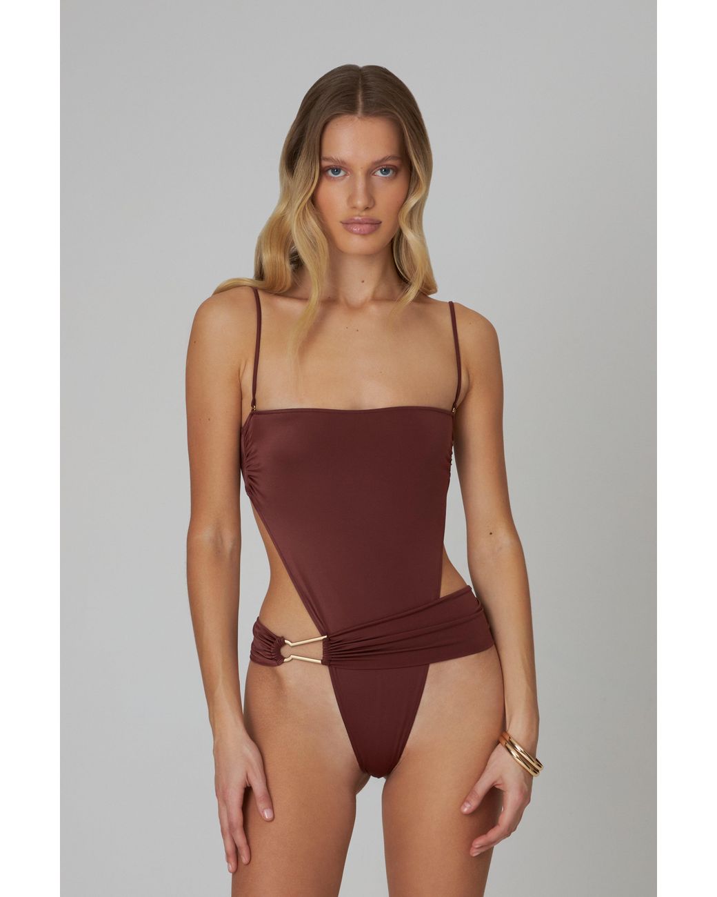 Bianca Resortwear Brown Aria Swimsuit