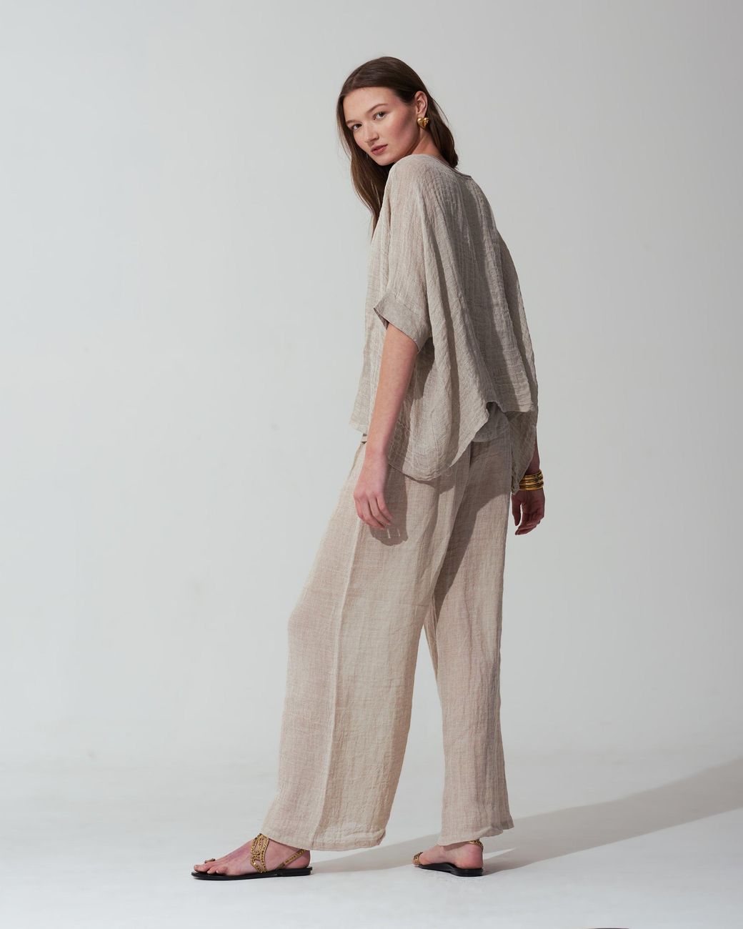 MARICEL Natural Neutrals Morgana Trousers