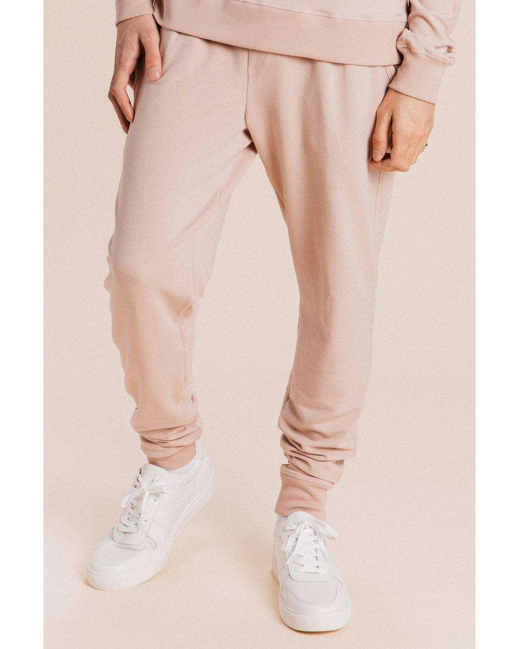 Ocio Leisurewear Pink Classic Softcore Jogger for men