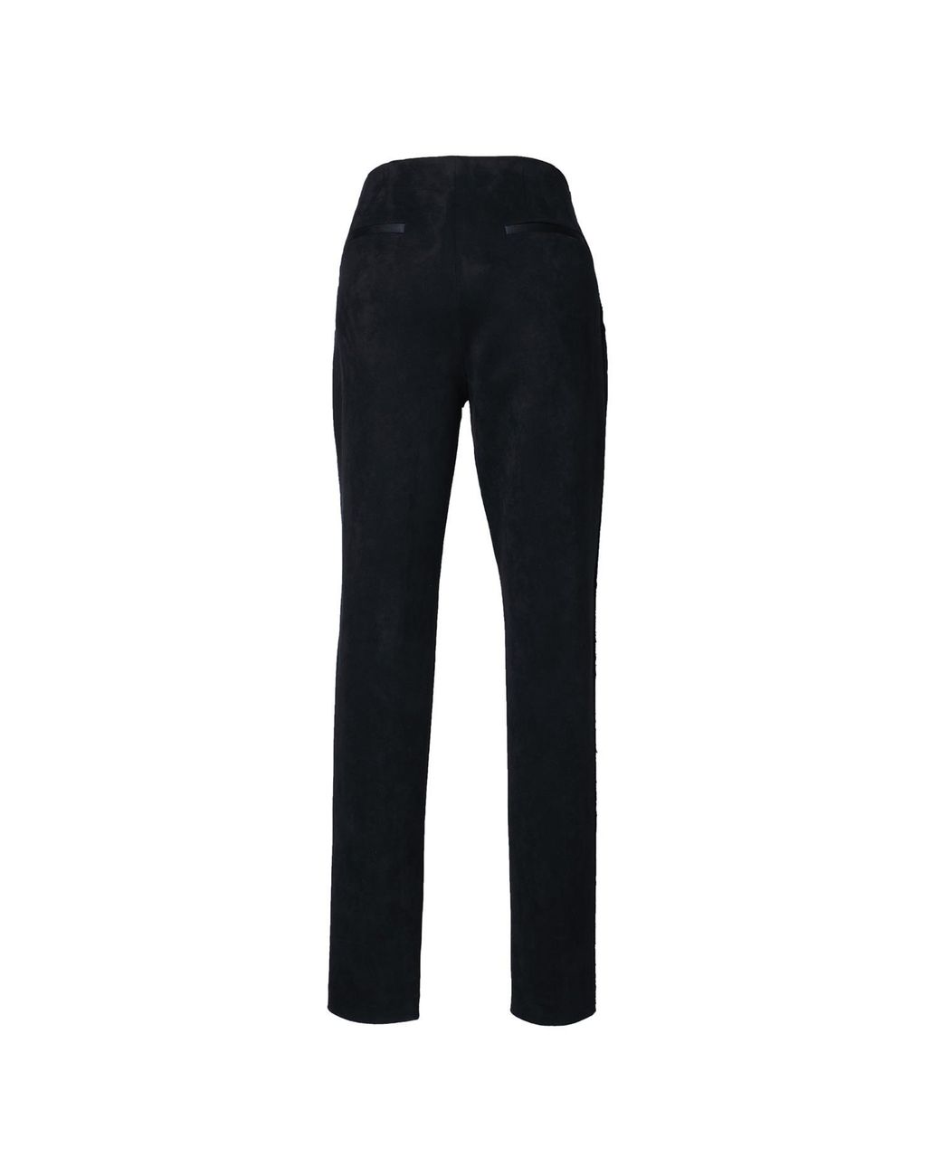 Smart and Joy Blue Suede And Satin Pants