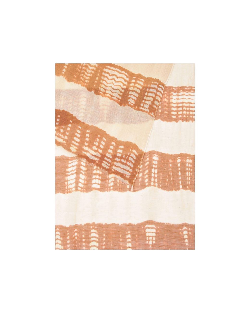 Heritagemoda Brown Neutrals Handwoven Silk Cotton Scarf
