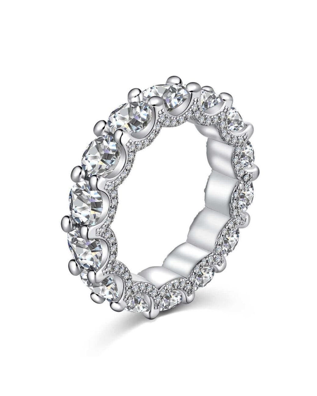 Viviana Halil The Bellisima Premium Zirconia Ring in Metallic | Lyst UK