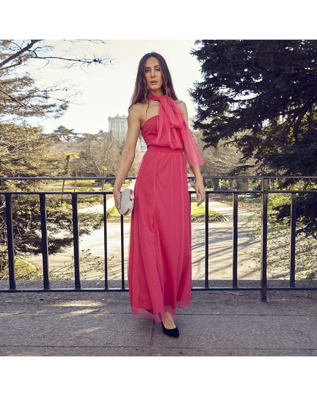 SOHUMAN Pink Mai Maxi Dress