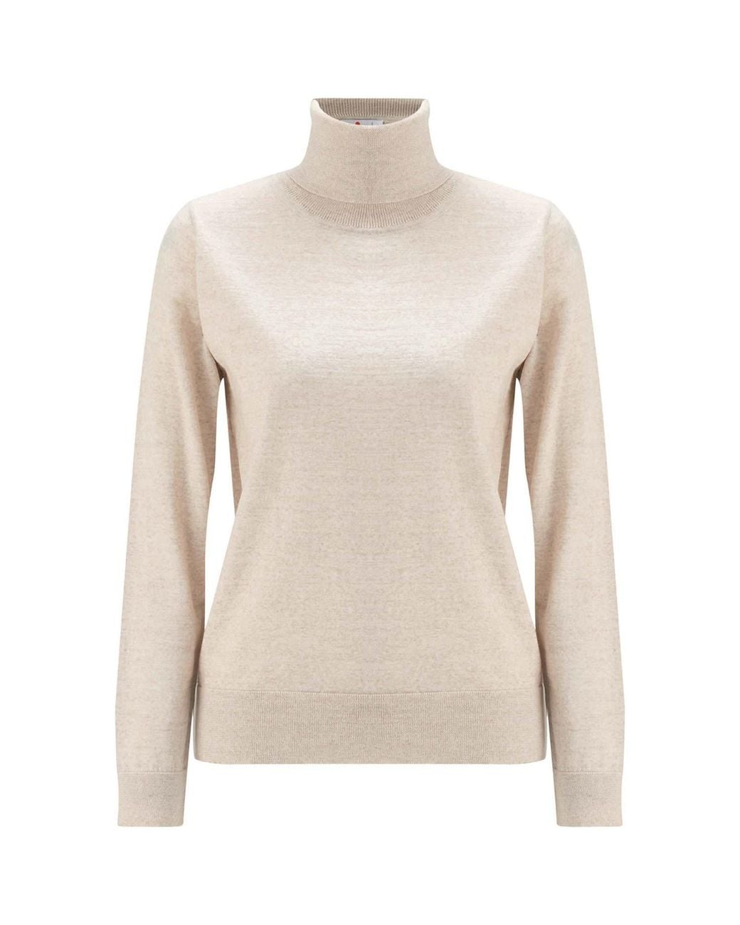 Peraluna Natural Neutrals Valeria Fine Turtleneck Pullover