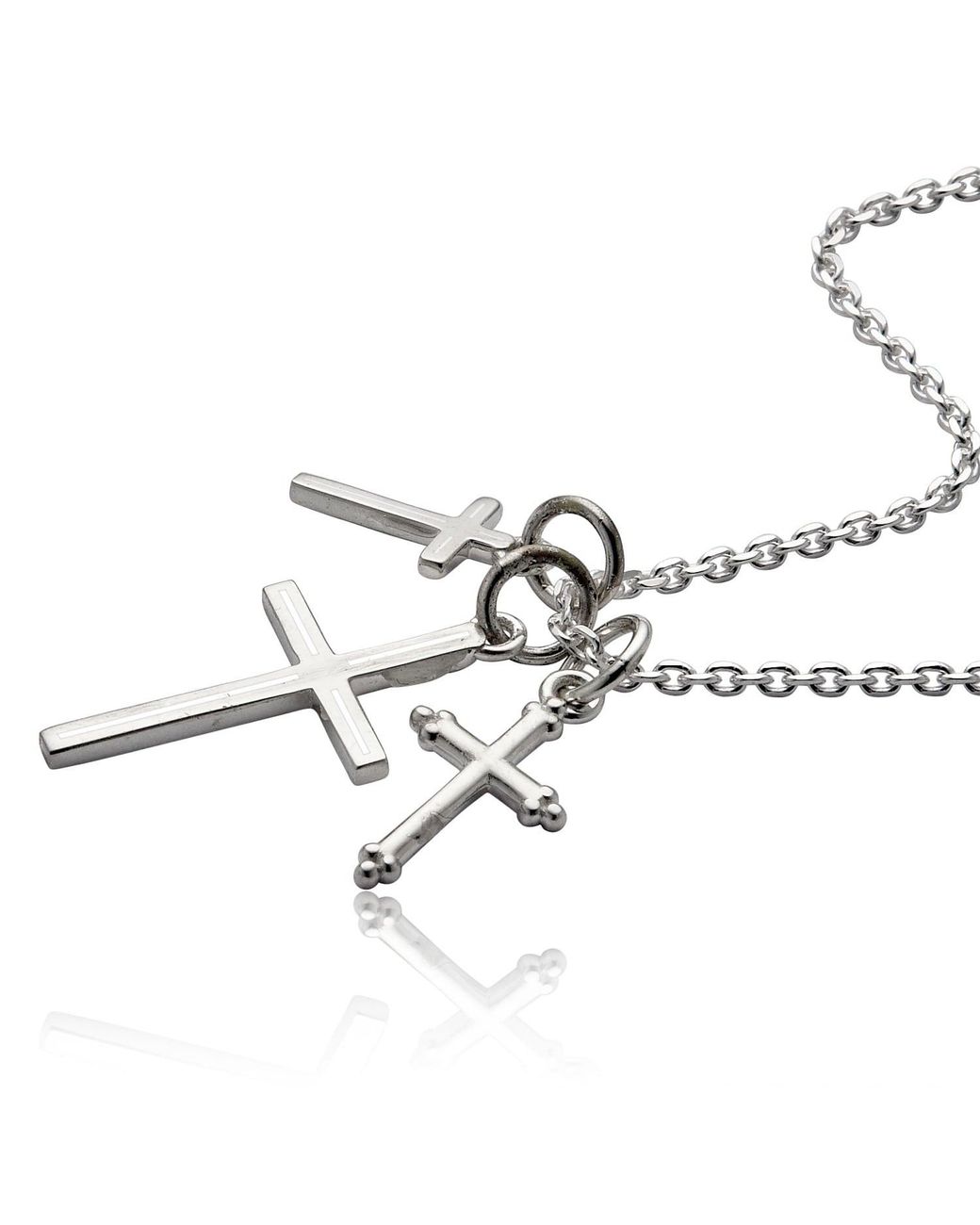 Cartography Metallic Trinity Necklace for men