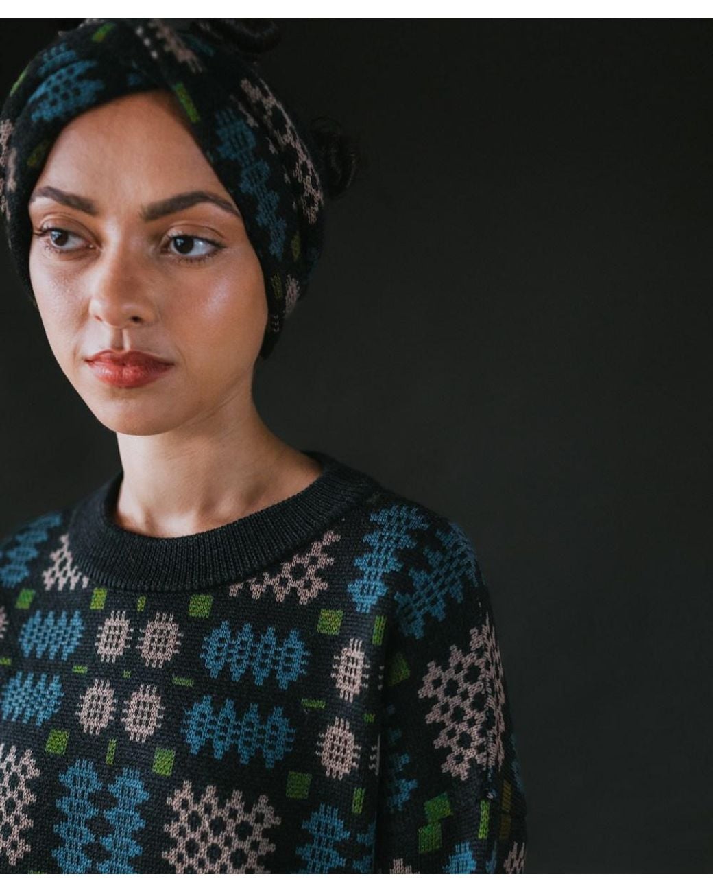 Mabli Blue Carthen Jumper