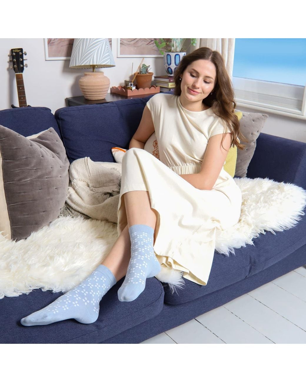 Peper Harow - Made in England Blue Cambridge Socks Bundle