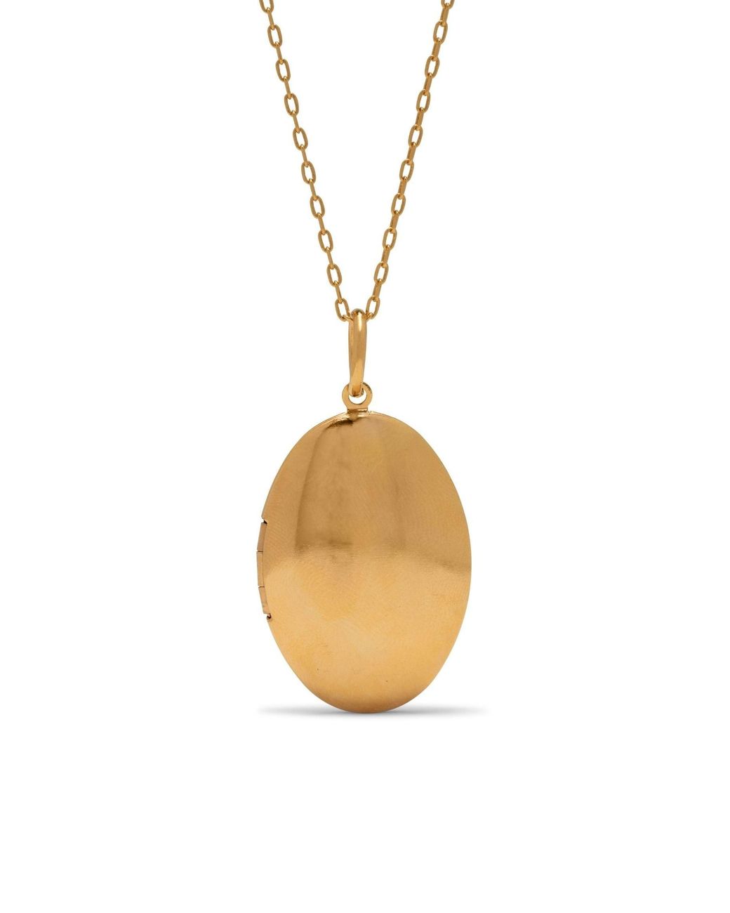 Jaredjamin Metallic Smooth Necklace Pendant Locket