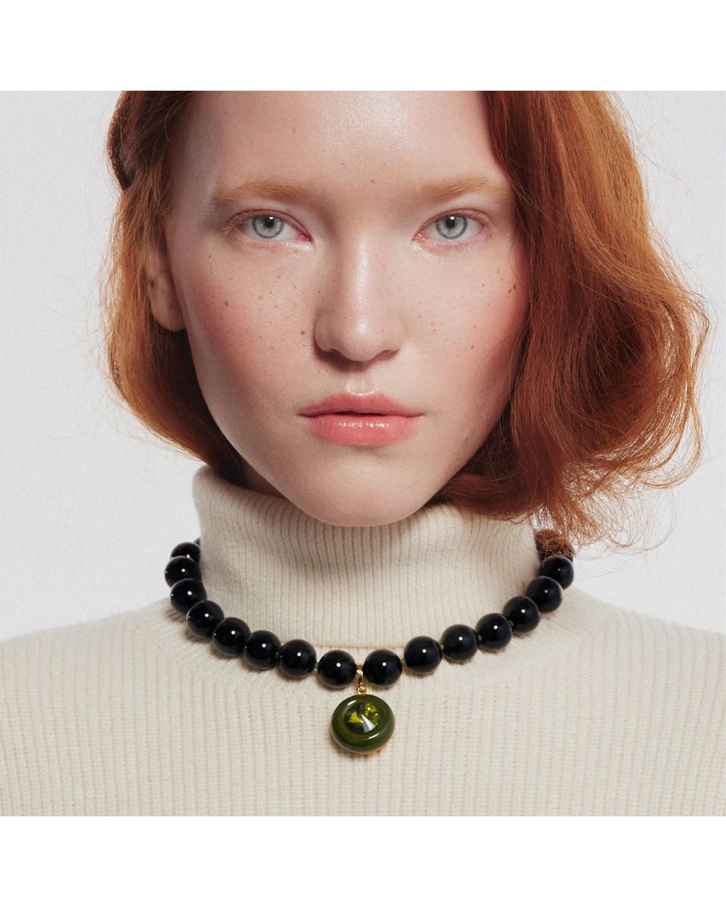 Saule Label Black Lola Onyx Necklace