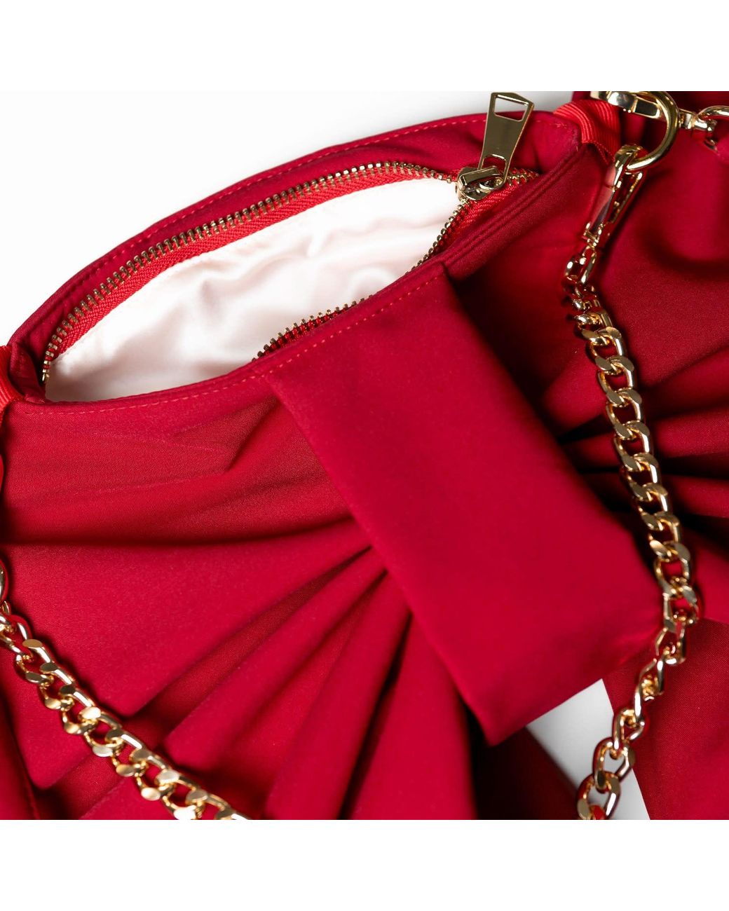 RainSisters Red Bow Clutch Purse