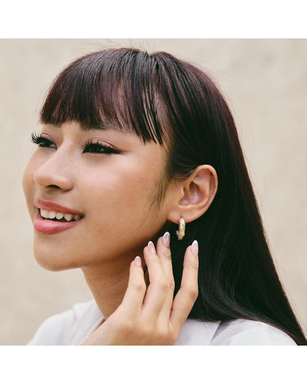 Mulgaro Metallic Noelia Earrings