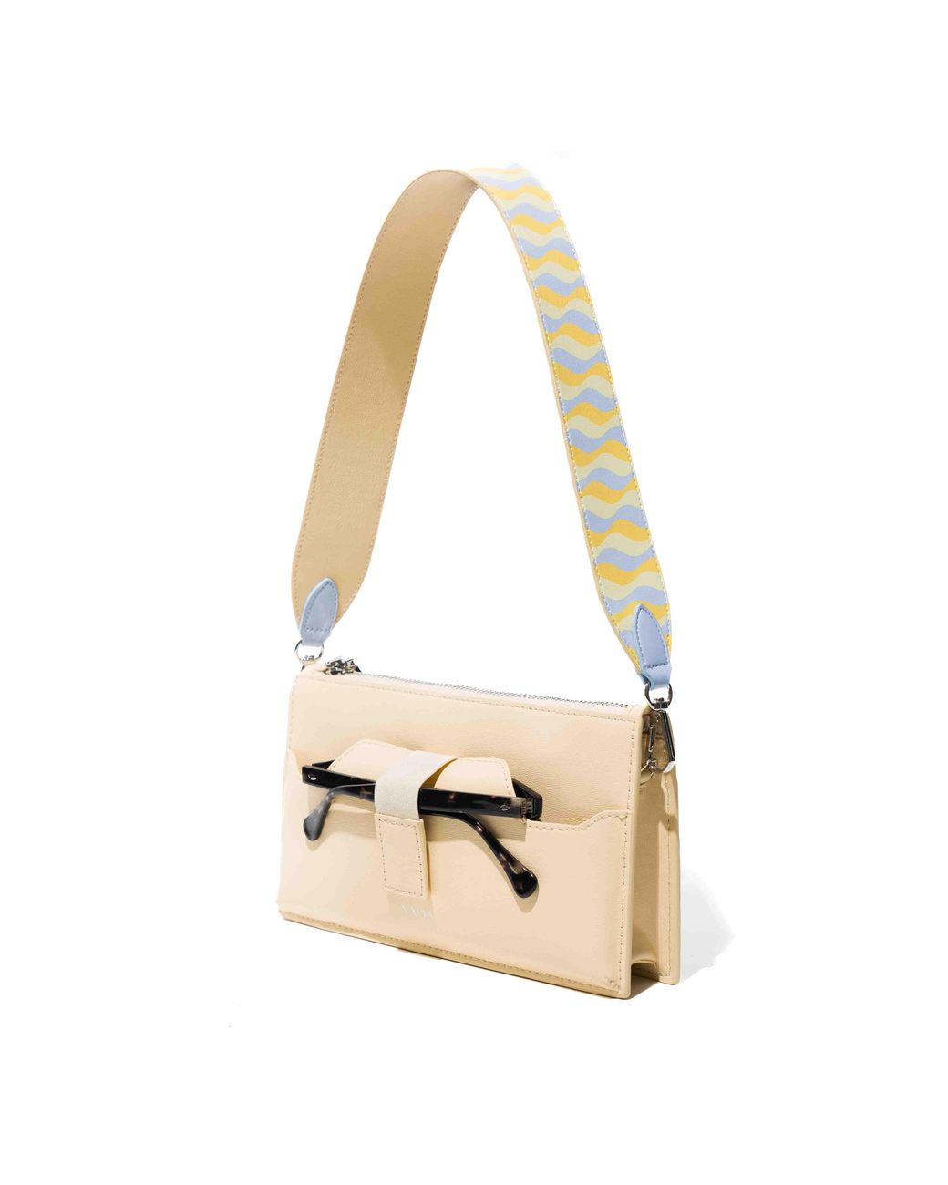 Naoa Metallic Handbag Shoulder Strap Waves