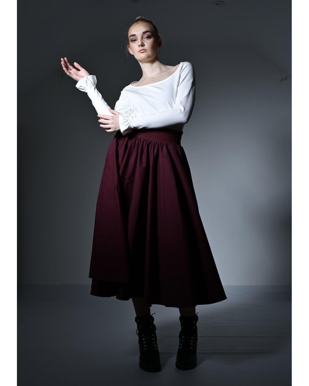 Frock Tales Purple Drury Lane Circle Skirt