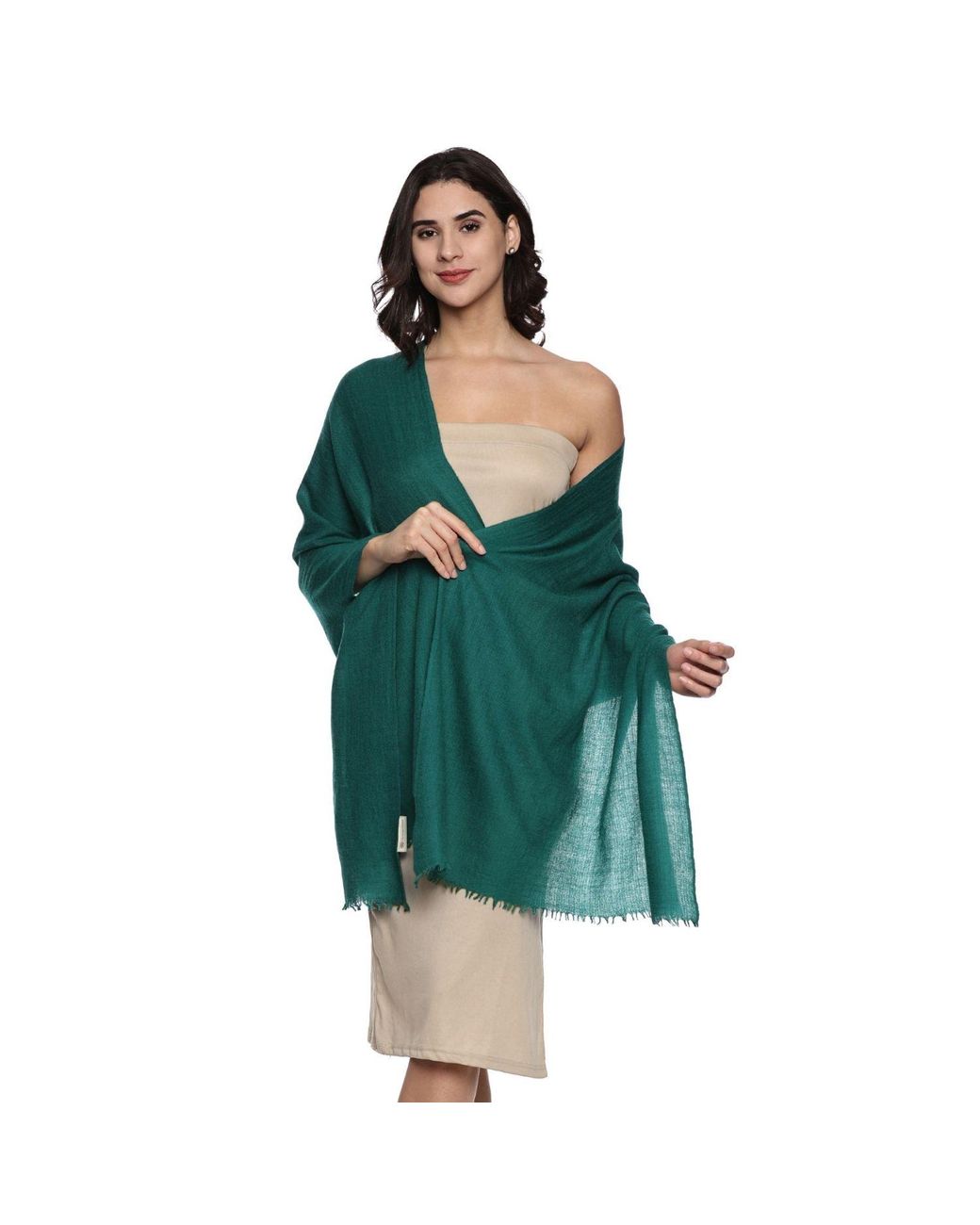 Heritagemoda Green Rose Neutrals Gift Saver Pack Of Two Elegant Scarves