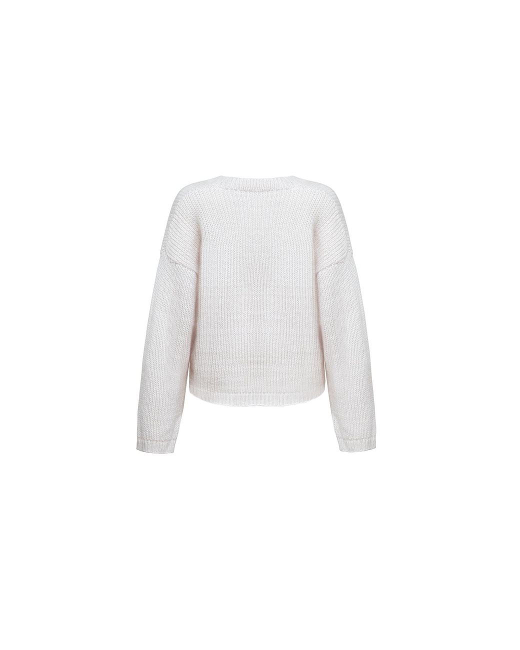 Audrey Vallens White Neutrals Miss Av Knit Jumper