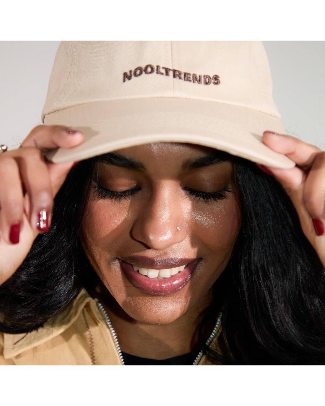 Nooltrends Natural Neutrals Embroidered Cap for men