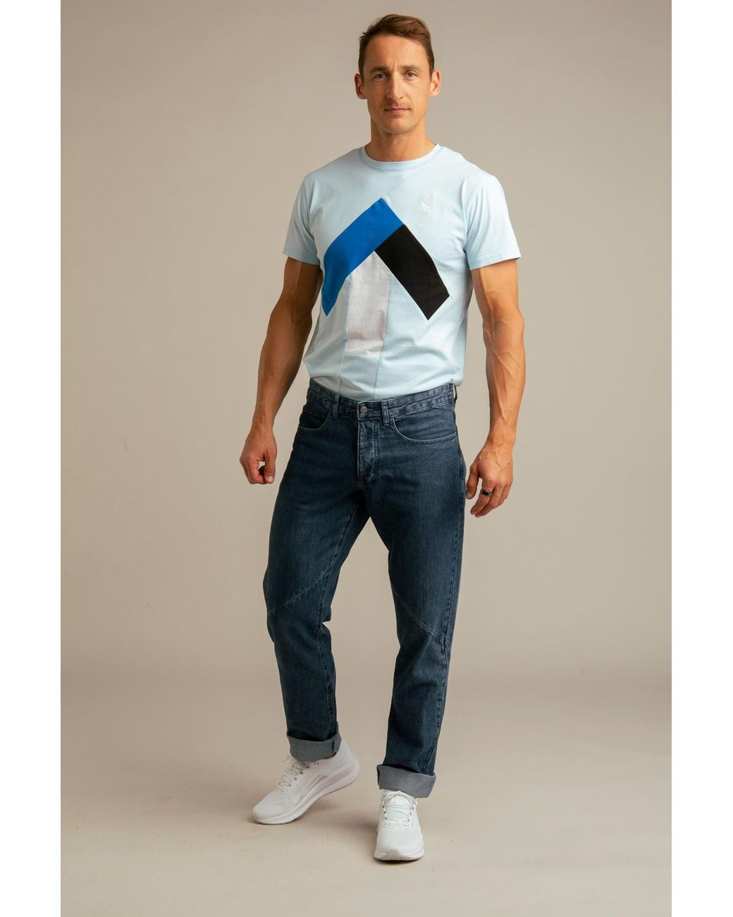 Reet Aus Blue Recycled Denim Jeans For for men