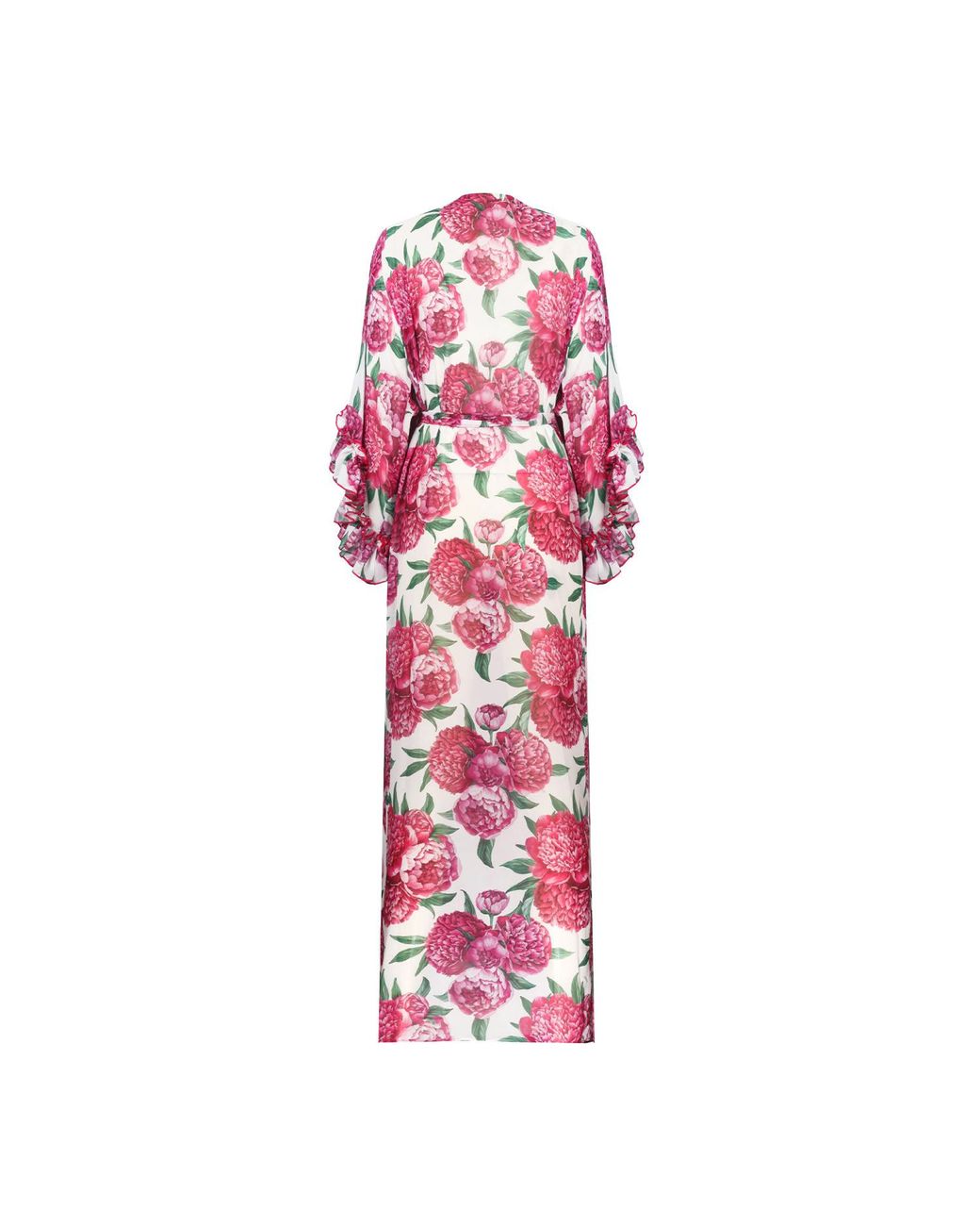 Nur Karaata Red Lily Long Sleeve Pareo