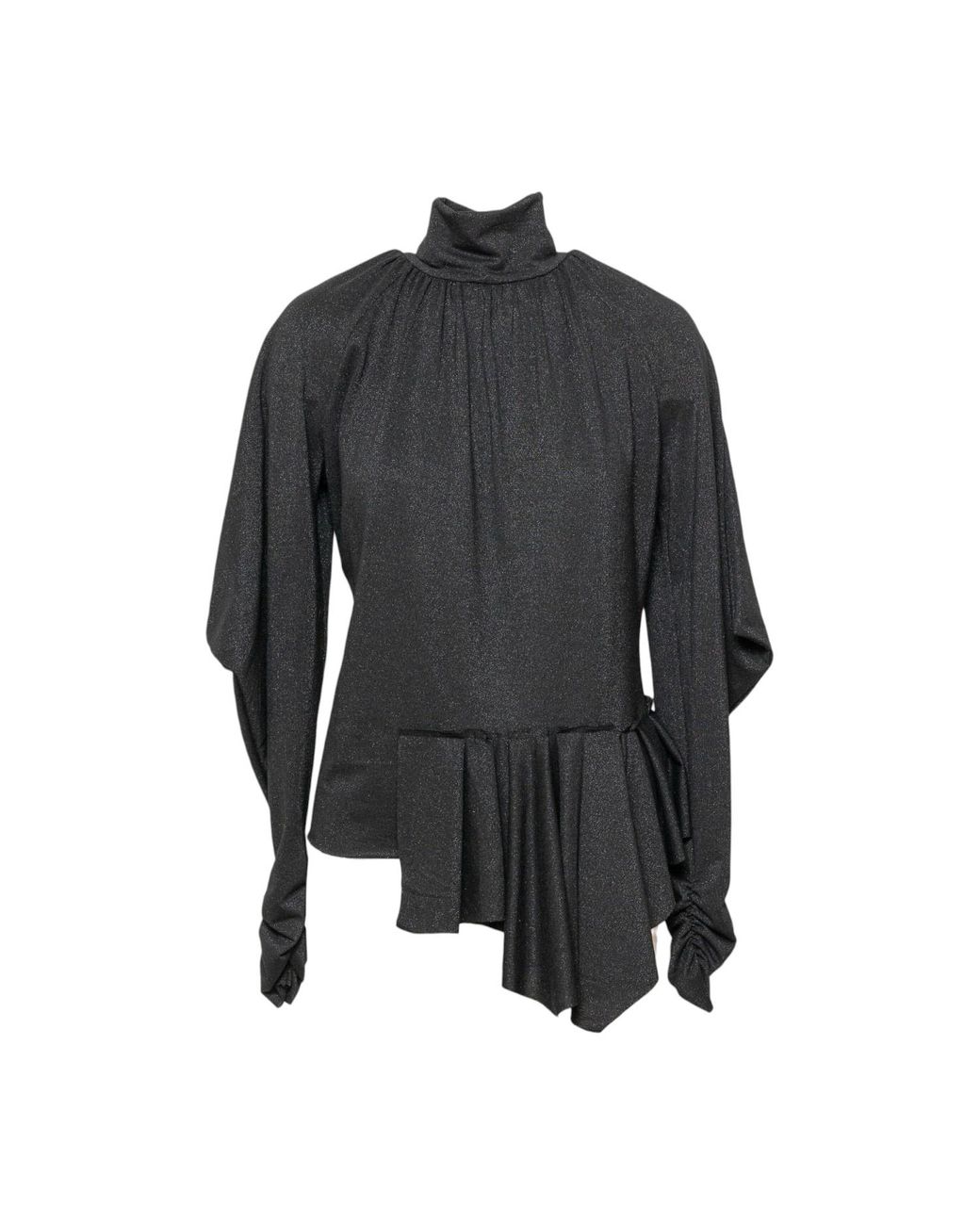 ARTISTA Black Onix Draped Turtleneck