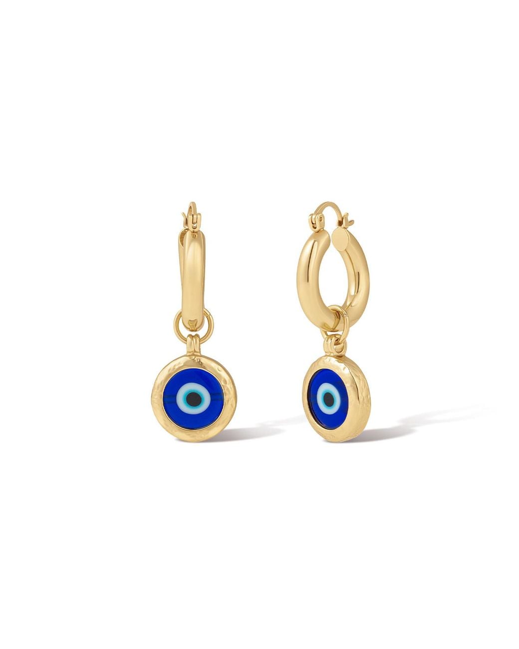 Formation Co. Jewellery Blue Mati Evil Eye Hoops