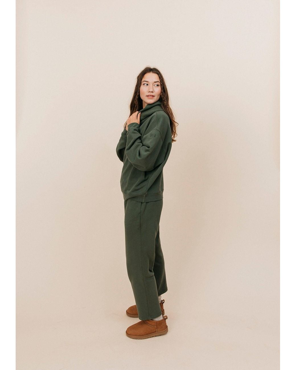 Ocio Leisurewear Green Cropped Pant