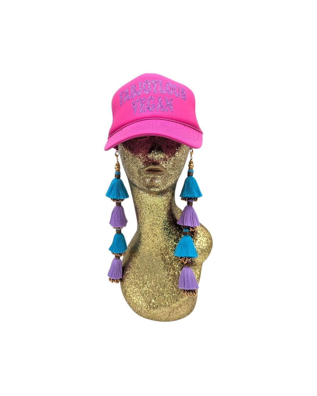 Julia Clancey Pink Fabjoylous Vegan Hotty Dorado Trucker Hat