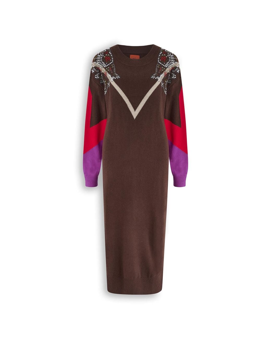 Maison Wanda Red Sports Luxe Dress