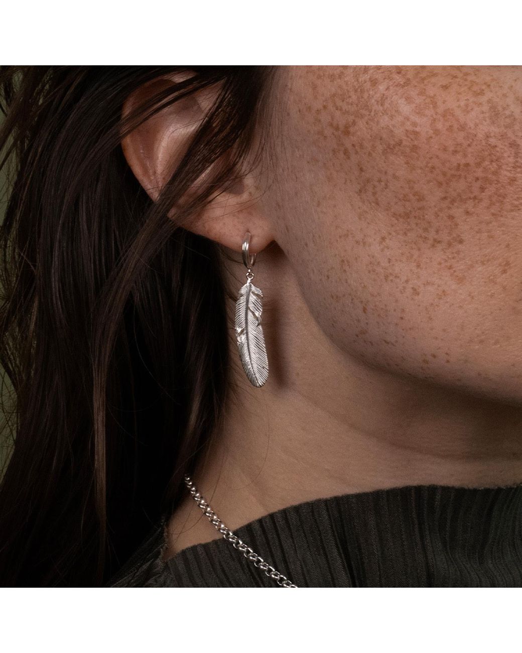 Zoe & Morgan Metallic Eagle Earrings