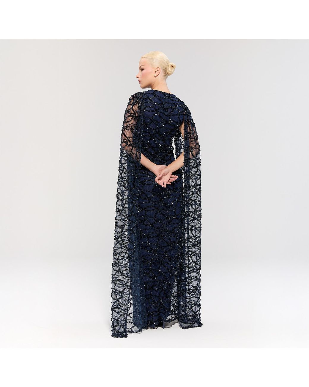 Nur Karaata Blue Imperial Gala Gown