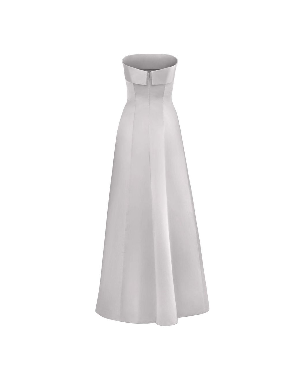 Anse Victorin Gray Irena Silk Dress
