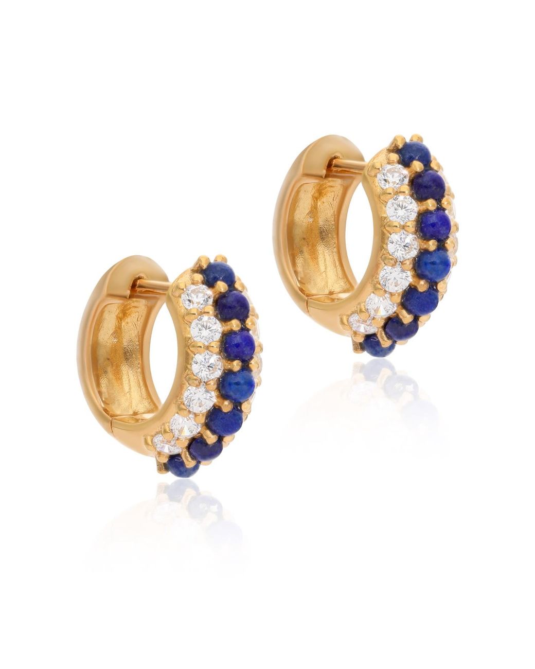 Preeti Sandhu Blue Summer Sparkle Huggies