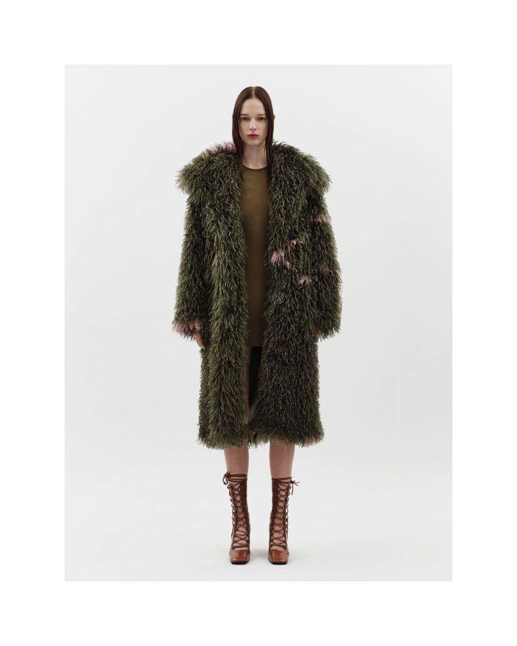 Jakke Green Cascade Coat