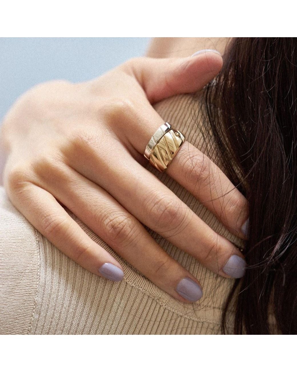 Tami&Tami White Leclat Lumiere One Ring