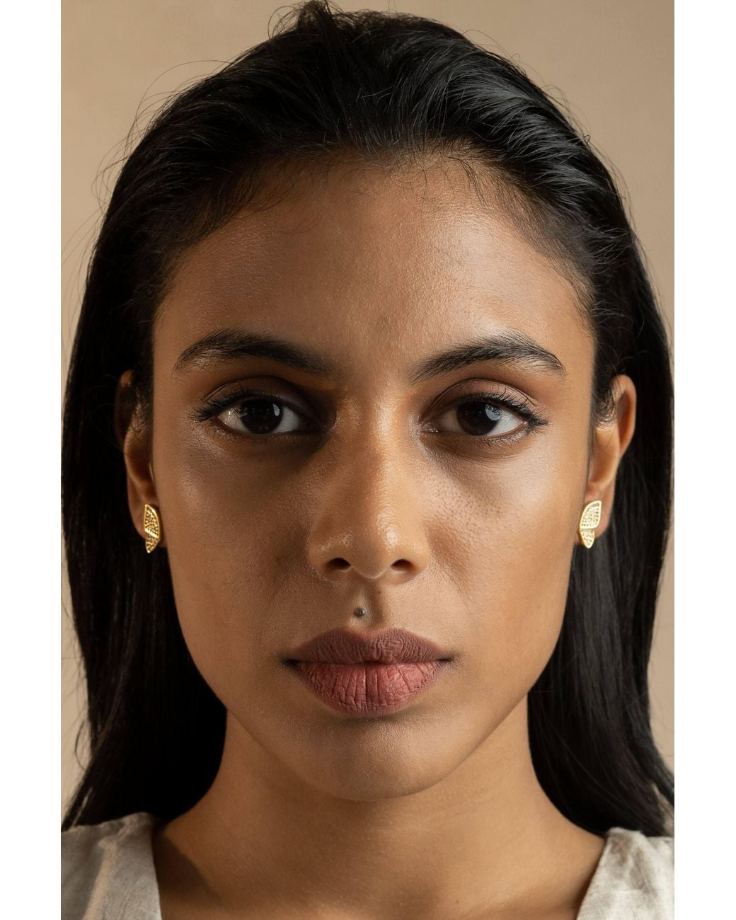 Zynnia Collective Metallic Butterfly Studs