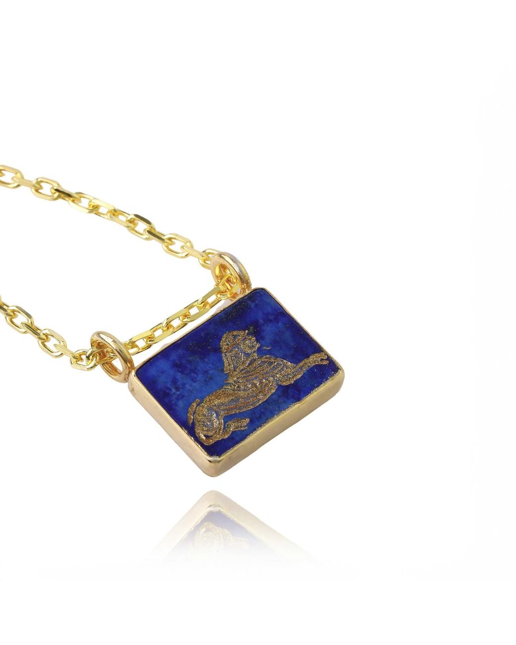 Ece London Blue The Sphinx Necklace