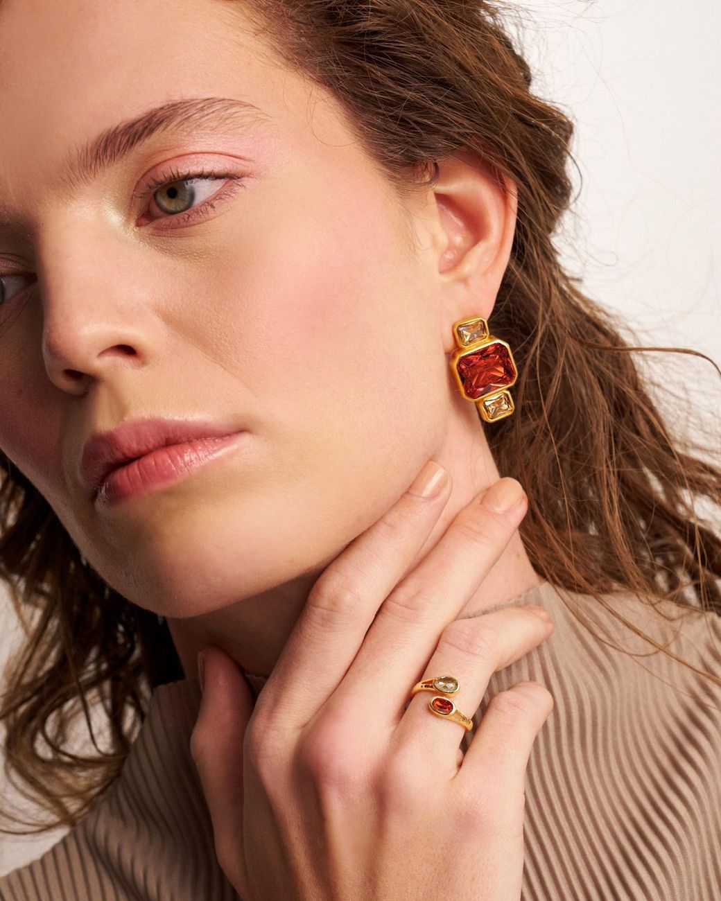 Kybele Studio Metallic Linea Ring
