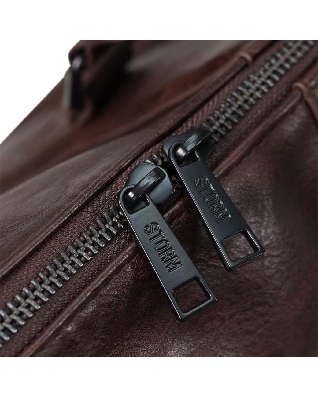 Storm Brown Atlas Panelled Holdall for men