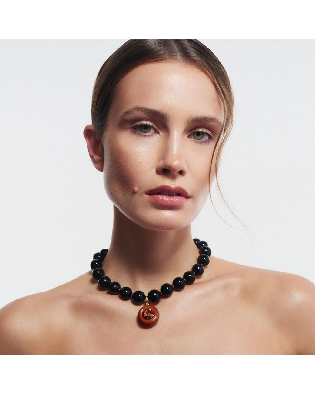 Saule Label Black Lola Onyx Necklace