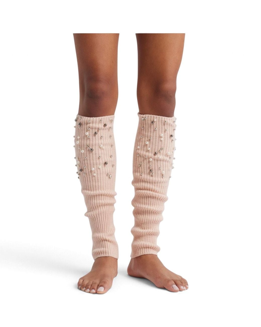 HIGH HEEL JUNGLE by KATHRYN EISMAN Brown Blake Embellished Legwarmer