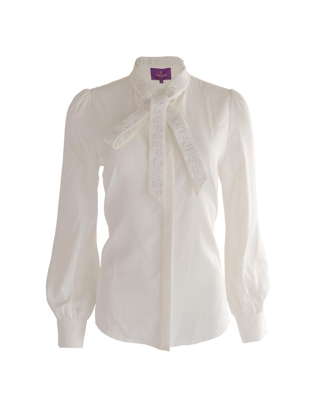 House of Kind White The Goddess Blouse