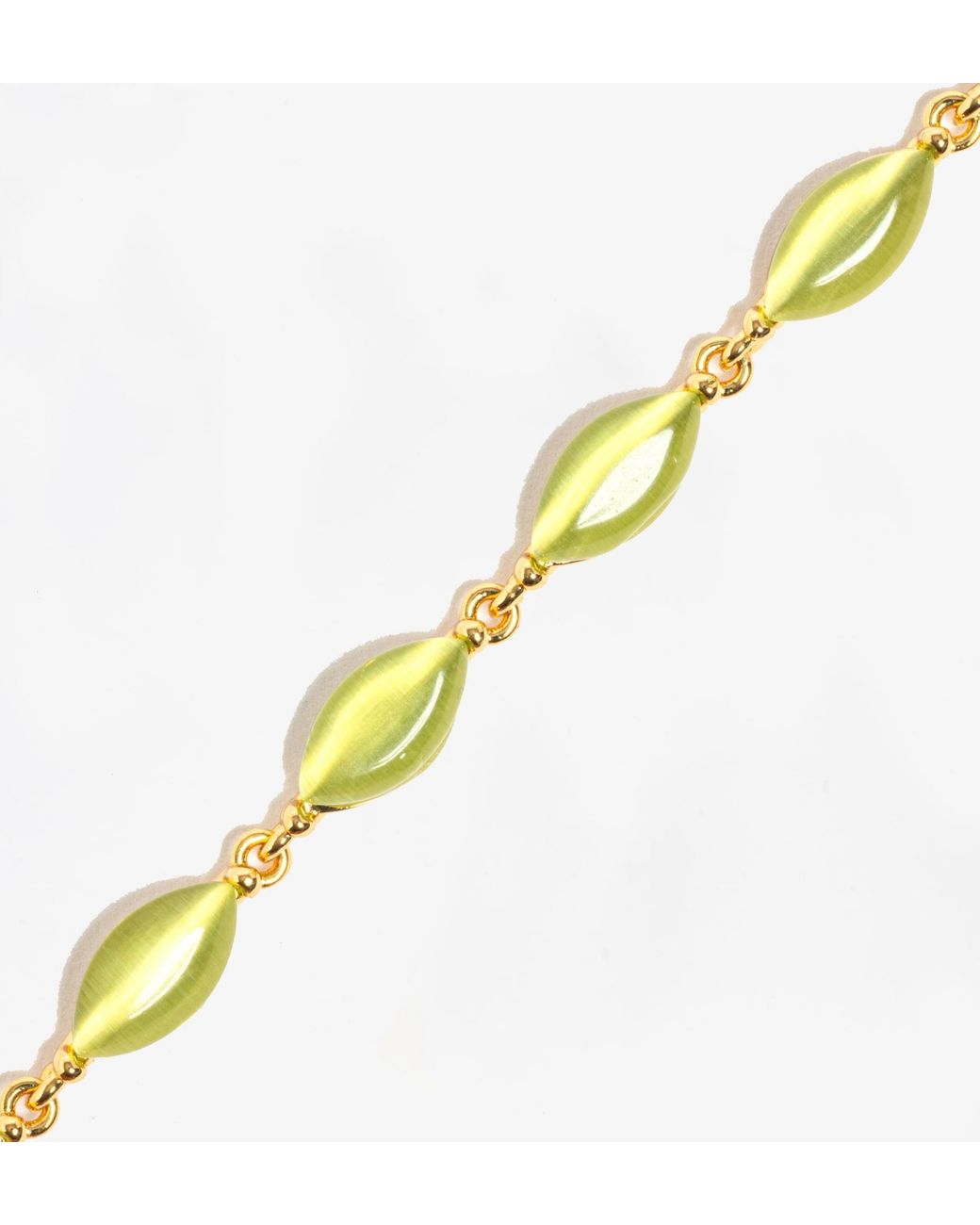 Uchi and Soto Metallic Nekomeishi Cats Eye Necklace